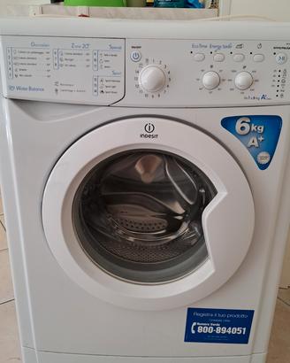 lavatrice indesit 6 kg a+