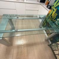 Tavolo allungabile vetro cristallo