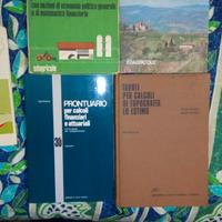 Stock 5 libri economia, diritto, estimo agrario + 