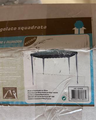 Gazebo 3X3 MT ACCIAIO/POLIESTERE