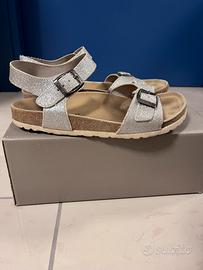 Docksteps argento glitter 37 modello Birkenstock