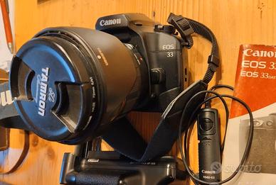 Canon EOS 33 Analogica+Battery Pack+Tamron SP