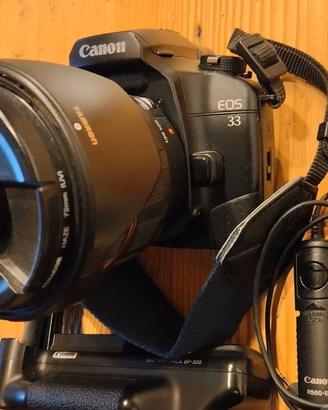 Canon EOS 33 Analogica+Battery Pack+Tamron SP