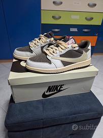 air jordan low x travis scott colorazione mocha 