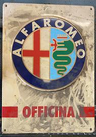 Pannello Officina Alfa Romeo Vintage (Originale)