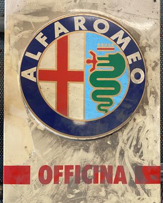 Pannello Officina Alfa Romeo Vintage (Originale)