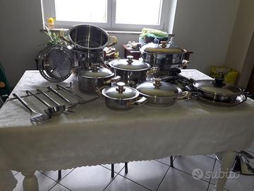 Batteria di pentole acciaio 18/10