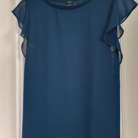 Maglia a maniche corte blu 