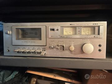 Registratore a cassette impianto Hifi Aiwa vintage
