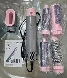 Asciugacapelli Air style 5 in 1 con accessori 
