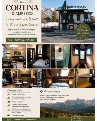 Cortina d'Ampezzo - Appartamento 6/8 posti letto