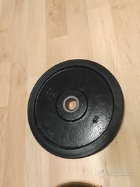 2 dischi gommati 5kg 