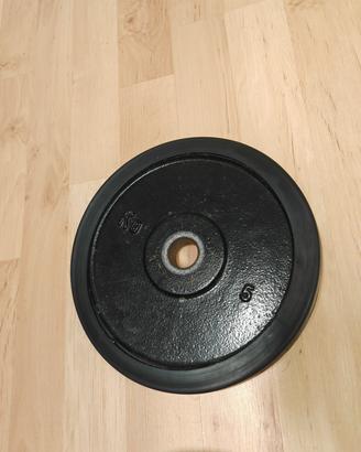 2 dischi gommati 5kg 