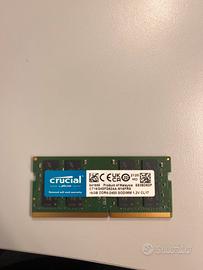 Banco memoria ram 16GB DDR4 per notebook