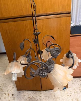 Lampadario da 5 lumi