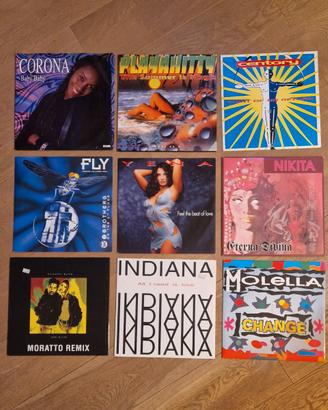 vinili dance discoteca anni 90 - come nuovi