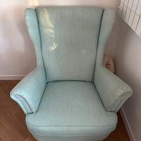 Poltrona Ikea Strandmon Verde Tiffany