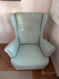 Poltrona Ikea Strandmon Verde Tiffany