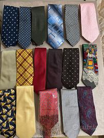 Lotto 17 Cravatte brand vari come nuove