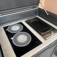 Cucina da esterno alluminio