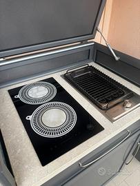 Cucina da esterno alluminio