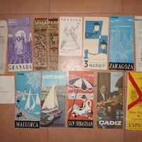 Depliant turistici città della Spagna - 1964