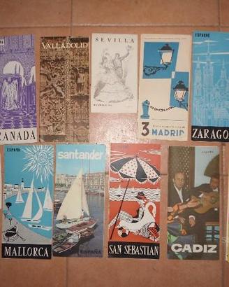 Depliant turistici città della Spagna - 1964