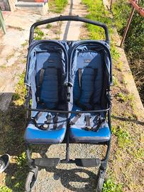 Passeggino trio gemellare Peg Perego + Basi ifosix
