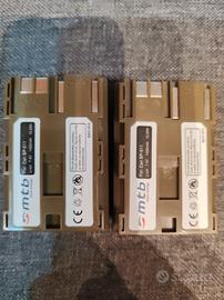 2 batteria per canon BP-511