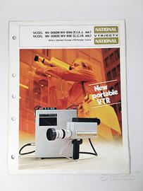 Videocamera New Portable VTR brochure