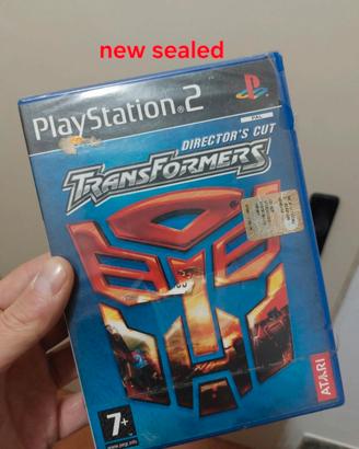 ps2 pal ITA 🇮🇹 Transformers director's Cut Seale