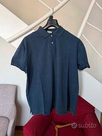 Polo uomo blu in cotone TG XL Champion