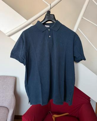 Polo uomo blu in cotone TG XL Champion