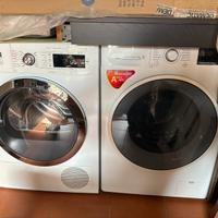 Lavatrice Lg 7kg + asciugatrice Bosch 8kg
