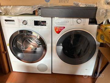 Lavatrice Lg 7kg + asciugatrice Bosch 8kg