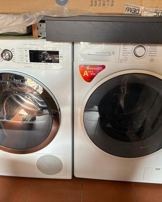 Lavatrice Lg 7kg + asciugatrice Bosch 8kg