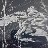 Dipinto Acrilico su Carta Lucio Cioni