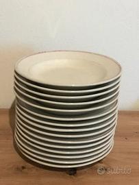 Servizio 15 Piatti Richard Ginori Tre Stelle Verde