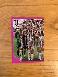 Figurina Squadra Juve n. 101 Calciatrici Panini
