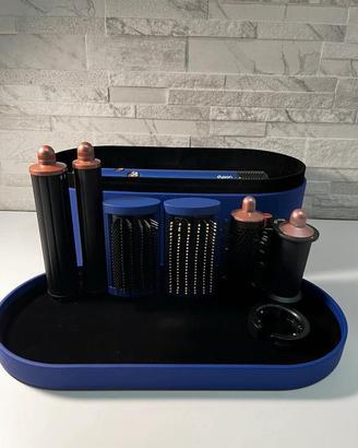 Dyson Air Wrap complete long blu con borsa viaggio