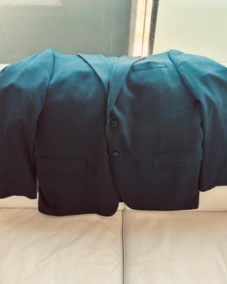 Vestito abito uomo blu tg56
