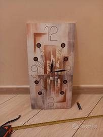 orologio da parete design italiano dipinto a mano 