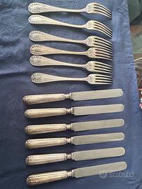 Servizio posate vintage argentate 90 – da 6