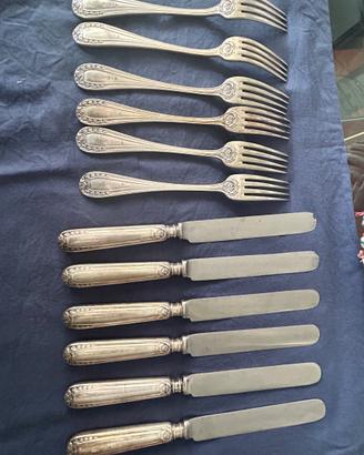 Servizio posate vintage argentate 90 – da 6
