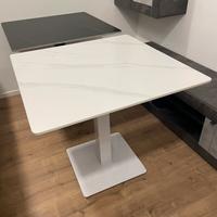 Tavolo Marmo sintetizzato piede in ferro