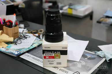 Sigma Art 20 mm per canon ef