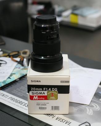 Sigma Art 20 mm per canon ef