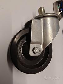 70 Ruote girevoli industr. Ø100x35mm 120/150kg