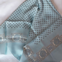 Foulard azzurro no etichetta materiale