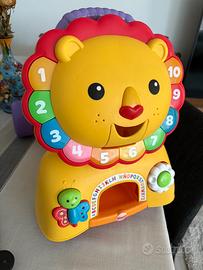 Leone primi passi fisher price lingua spagnola